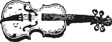 Vintage Violin Icon