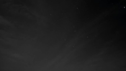 timelapse of stars in night sky