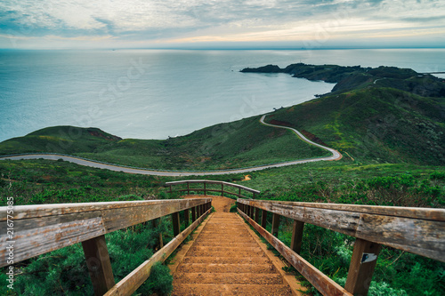 Pinturas sobre lienzo  Marin Headlands Trail