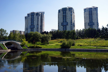 Wall Mural - Apartment buildings