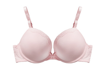 Wall Mural - Pink brassiere isolated