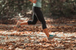 © Microgen - Woman Jogging Outdoors in The Fall