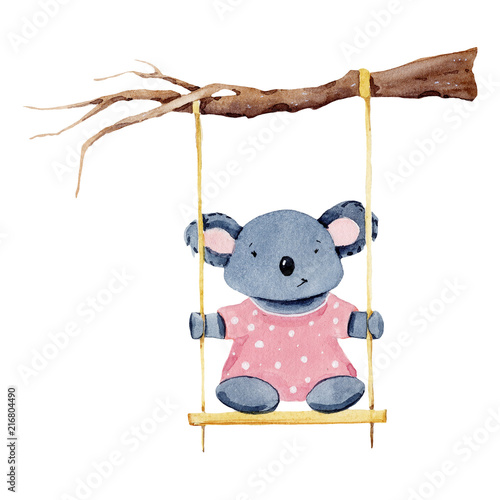 akwarela-baby-panda-dzien-ojca