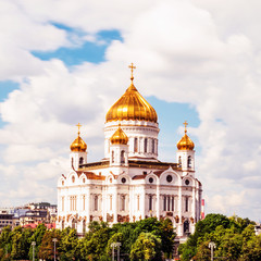 Wall Mural - Cathedral of Christ the Saviour in Moscow Russia