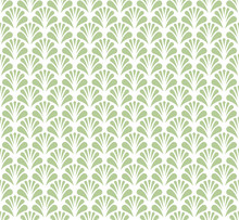 Abstract Green Art Deco Seamless Background. Geometric Fish Scale Pattern.