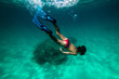 © PHILIPPE DEGROOTE/ADDICTIVE STOCK - Anonymous boy snorkeling in sea