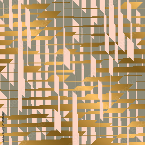 Modern active striped seamless pattern