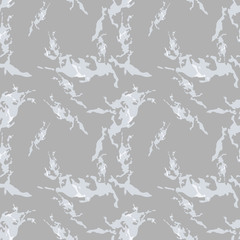  UFO military camouflage seamless pattern in different shades of grey color