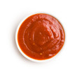 Tasty red ketchup.