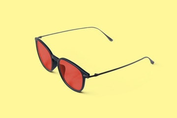 Original glasses with red glasses