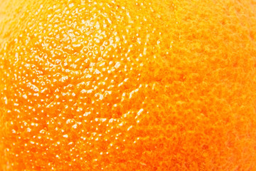 Mandarin, mandarine, tangerine orange skin texture close up details. Pimples