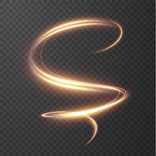 Glowing Shiny Spiral Lines Effect Vector Background. EPS10