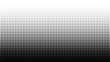 © Oleksii - Gradient halftone. Abstract halftone background. Vector illustration. Black circles.