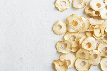 Canvas Print - Apple dehydrated chips