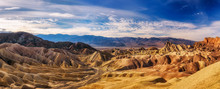 Panoramic View From The Zabriskie Point In Death Valley