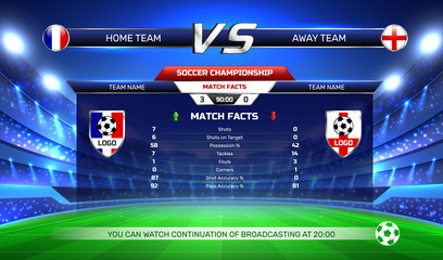 Sticker - Soccer Championship Broadcast Background