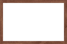 Wooden Blank Photo Frame With Empty Space