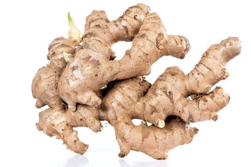 Ginger Isolated on a white Clipping Path