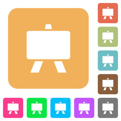 Sticker - Blackboard rounded square flat icons