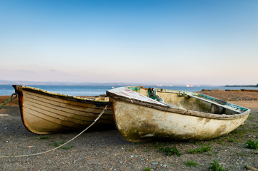  Old Boats on Ground
