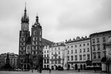 Fototapeta Miasto - Praça Central de Cracóvia, Polonia