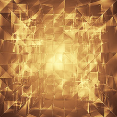 Wall Mural - abstract geometric background. high technology, data transfer concept