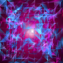 Wall Mural - abstract geometric background. high technology, data transfer concept