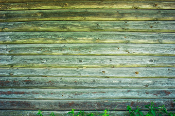 Old outdoor gray wooden wall background photo texture