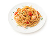 © Alessio Orrù - Spaghetti con salsa di pomodoro e salmone
