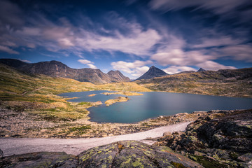 Wall Mural - Wild mountain landscape in the Jotunheimen National Park, Norway