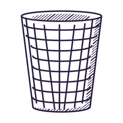 Sticker - trash bucket design