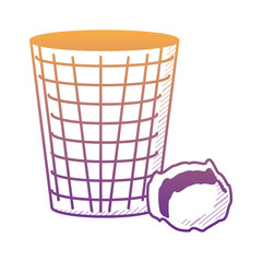 Sticker - trash bucket design