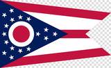 Fototapeta  - Flag of the US State of Ohio, detailed vector.