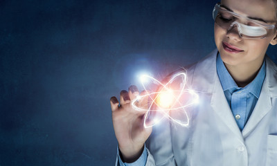 Wall Mural - innovative technologies in science and medicine . mixed media