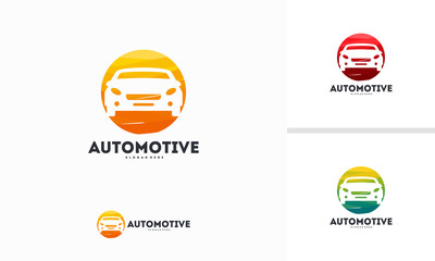 Wall Mural - abstract circle automotive logo designs concept vector, car logo symbol
