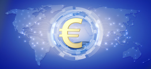 European currency Euro as a global currency