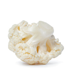 Wall Mural - Cauliflower. Piece isolated on white.