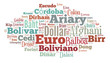 © ArtushFoto - wordcloud illustration of currencies of the world