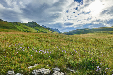 Wall Mural - The Caucasus mountains in Russia