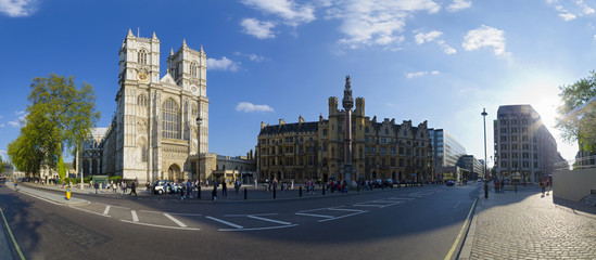 Poster - UK, England, London, Westminster Abbey, Great West Door