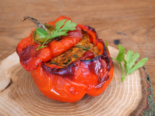 Wall Mural -  stuffed red pepper