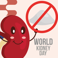 Wall Mural - world kidney day