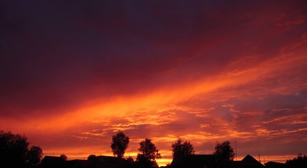 Wall Mural - Soft Terminator Line, Clouds, sunset,  bright, nice look