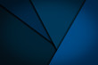 blue Abstract background design overlap layer on dark blue background