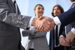 © ASDF - welcome and handshake business people