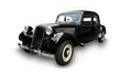 old car Traction Avant isolated