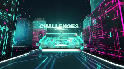 Wall Mural - Direct-response marketing with digital technology concept