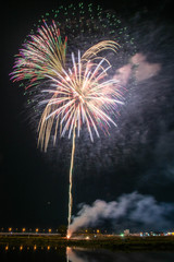 Sanjo fire works at Japan