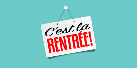 Sticker - C'est la rentrée !