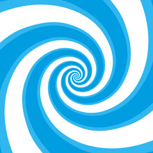Blue Hypnotic Spiral.